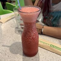Raspberry juice  #Veganuary at Quattro in Asuncion