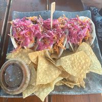 Korean “beef” tacos  at GT's On the Beach in Port Stanley