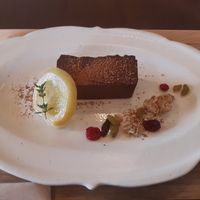 Chocolate Terrine with super yummy sugary lemon at Youbisha - 養美舎 in Kuroishi