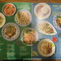 Menu June 2025. NB plant based means mock meat not a fully vegan dish   at Ros' Niyom - Silom Complex in Bangkok