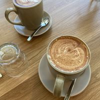 Vegan coffee/chai  at 1947 Coffee Co in Enfield