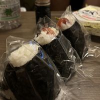 Plain and ume   at Onigiri Nita Ya  in Hiroshima