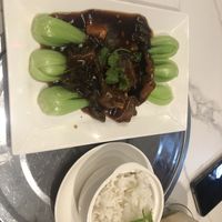“Sea cucumber” from King oyster mushrooms.  at Bà Xã in Ho Chi Minh City