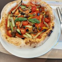 Pizza vegrtariana at TSF - Emporio del Grano in Treviso