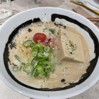 Vegan ramen with tofu at MOON and BACK in Kyoto