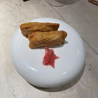 Vegan Inari sushi at MOON and BACK in Kyoto