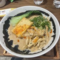 Spicy ramen  at MOON and BACK in Kyoto