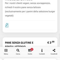 Vegan bread is optional   at La Compagnia del Luppolo in Parabiago