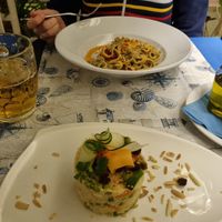 Tagliatelle and couscous at Soul Kitchen in Santa Maria