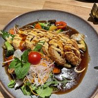 Vegane Ente mit Reis(sieht man nicht auf dem Bild)  at NI-Vegan in Luebeck