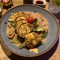 841 - Vegane gebackene Ente mit Reis   at NI-Vegan in Luebeck