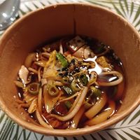 Udon Soup (Take away) at NI-Vegan in Luebeck