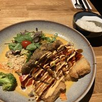 House homemade mushroom curry mmm  at NI-Vegan in Luebeck