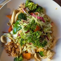 Gebratene Udon-Nudeln at NI-Vegan in Luebeck