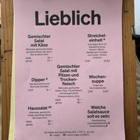 Kaltes Essen  at zum bunten Hund in Thun