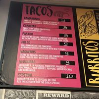 Veduras tacos  at Malverde Taqueria in Fuerteventura