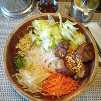 Bin but with lemon grass tofu at Food Lab in Siargao