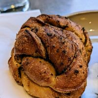 Garlic knot at Saint-Jean Deli in Amsterdam