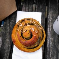Pesto swirl at Saint-Jean Deli in Amsterdam
