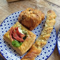 Garlic twist, savoury galete at Saint-Jean Deli in Amsterdam