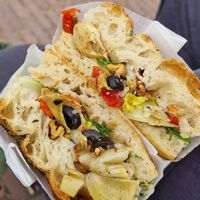 Artichoke focoaccia at Saint-Jean Deli in Amsterdam