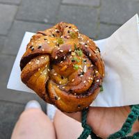 Hosion bun at Saint-Jean Deli in Amsterdam