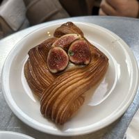 Fig tart  at Saint-Jean Deli in Amsterdam