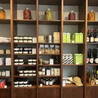 Shop as well and their plant milks. €12 for the pistachio milk!?! 😮  at Saint-Jean Deli in Amsterdam