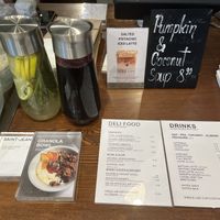 Menus and special stuff  at Saint-Jean Deli in Amsterdam