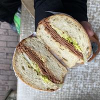 Pastrami ciabatta   at Saint-Jean Deli in Amsterdam