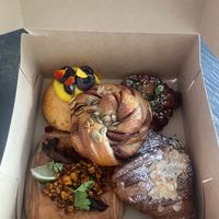 Mixed pastry and deli box from Too Good to Go   at Saint-Jean Deli in Amsterdam