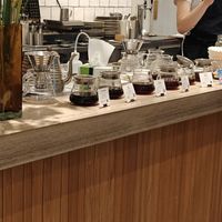Tasters at Verve Coffee Roasters - Yoyogi in Tokyo
