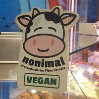 No animal in the vegan option at delikato in Berlin
