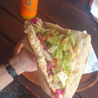 Vegetarian kebab at delikato in Berlin