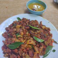 Indian street food at Puspamalar Food Corner in Penang