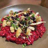 Beetroot risotto at Lapa in Dubai