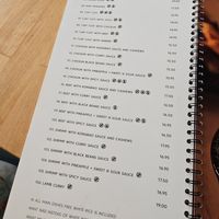 Part of menu at NORI | Vegan Sushi - Wok in Rotterdam