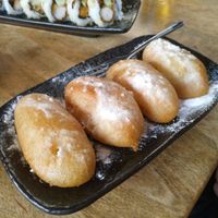 Sweet deepfried banana at NORI | Vegan Sushi - Wok in Rotterdam