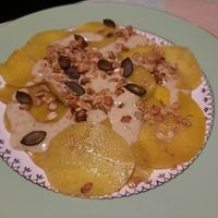 Carpaccio de betterave jaune at Marlaguette in Angers