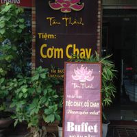 Restaurant sign at Tam Thanh - Duong Lang in Hanoi