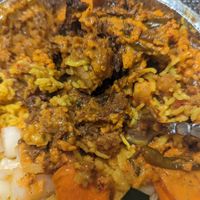 The veg(an) bowl. Too salty at Bang Bang Bowls - Indian Rice Bowls in Tampa