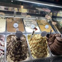 Green dots are vegan - they had 5-6 options  #Veganuary at Anita Gelato - Condado in San Juan