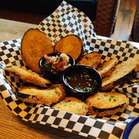 Berenjenas apanadas at Intrinsical in Santiago