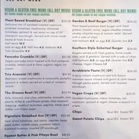Menu as at Tuesday 23 January 2023 at The Kookaburra's Coffee in Mandurah
