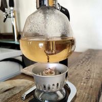 Siphon coffee (via Google Maps 2021, Diveoclock.com)  at Sugar Thief Bonaire in Kralendijk