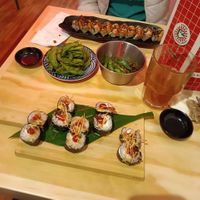 El sushi es delicioso, gran atención, totalmente recomendado #Veganuary at Godzu Cocina Asiática in Mexico City