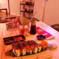 Gigan roll at Godzu Cocina Asiática in Mexico City