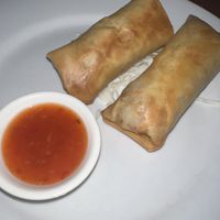 Vegetable spring rolls  at Warung Tumpang Sari Lembongan in Penida Island