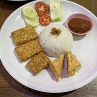 Tempeh labamang   at Warung Tumpang Sari Lembongan in Penida Island