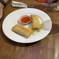 Veggie spring rolls   at Warung Tumpang Sari Lembongan in Penida Island